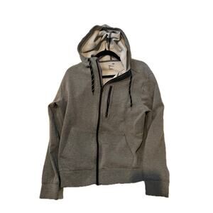 The Gap Fit Gray Full Zip Up Hoodie Mens Medium